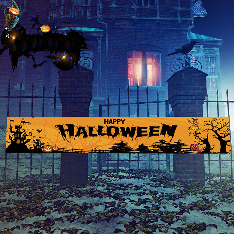 8 styles 50*300cm NEW Halloween Banner Flags outdoor decoration banners garden background wholesale can be customized Excluding the pole
8 styles 50*300cm NEW Halloween Banner Flags outdoor decoration banners garden background wholesale can be customized Excluding the pole