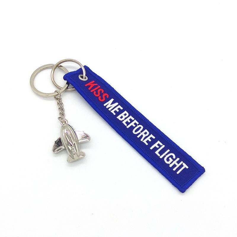 Keychains Blue Kiss Me Before Flight Stewardess Women Bag Hanging Luggage Tag Pendant Metal Small Airplane Key Chain
Keychains Blue Kiss Me Before Flight Stewardess Women Bag Hanging Luggage Tag Pendant Metal Small Airplane Key Chain