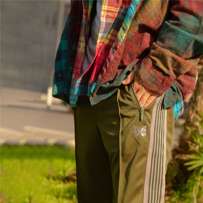 2021 New Awge Gray Sweatpants Men Woman Joggers Butterfly Embroidery Rocky Pants 20fw Needles Trousers Pspb
2021 New Awge Gray Sweatpants Men Woman Joggers Butterfly Embroidery Rocky Pants 20fw Needles Trousers Pspb