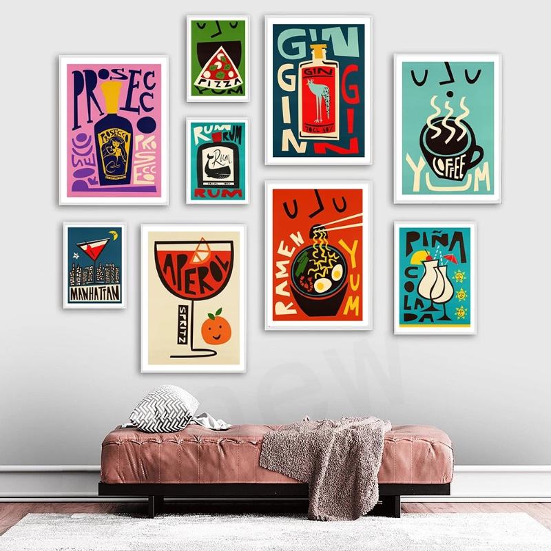 Paintings Cartoon Fruit Juice Rum Food Posters And Print Yum Coffee Pizza Prosecco Canvas Painting Club Bar Shop Wall Decoration Pictures
Paintings Cartoon Fruit Juice Rum Food Posters And Print Yum Coffee Pizza Prosecco Canvas Painting Club Bar Shop Wall Decoration Pictures