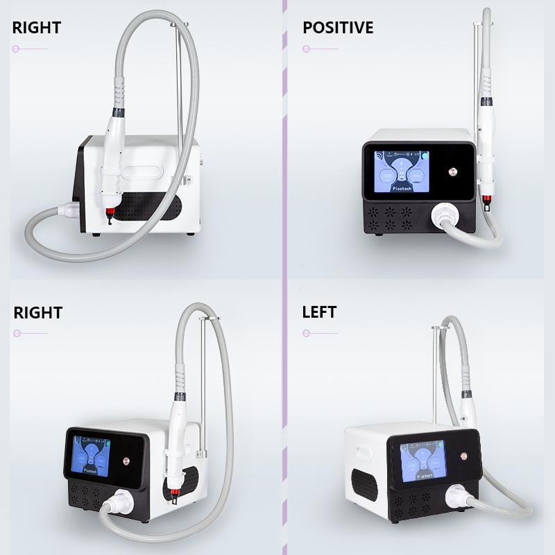 Professional fda q switch nd yag laser tattoo remove dark skin spots picosecond Honeycomb Laser 755 speckle removal machine