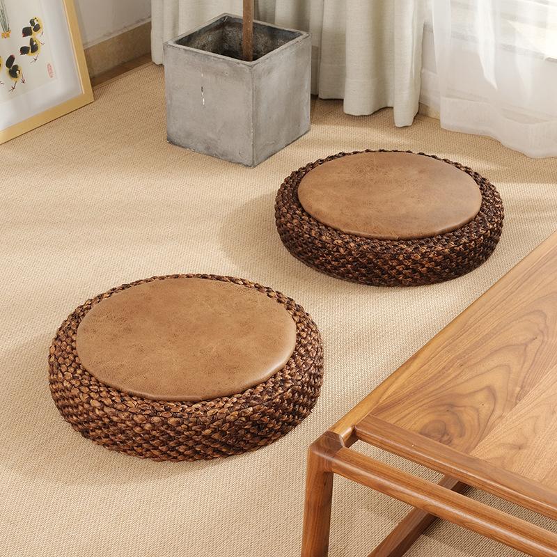 Narcissus Rattan Hand-woven Tatami Mat Japanese and Korean Futon Living Room Meditation Meditation Bedroom Bay Window Cushion