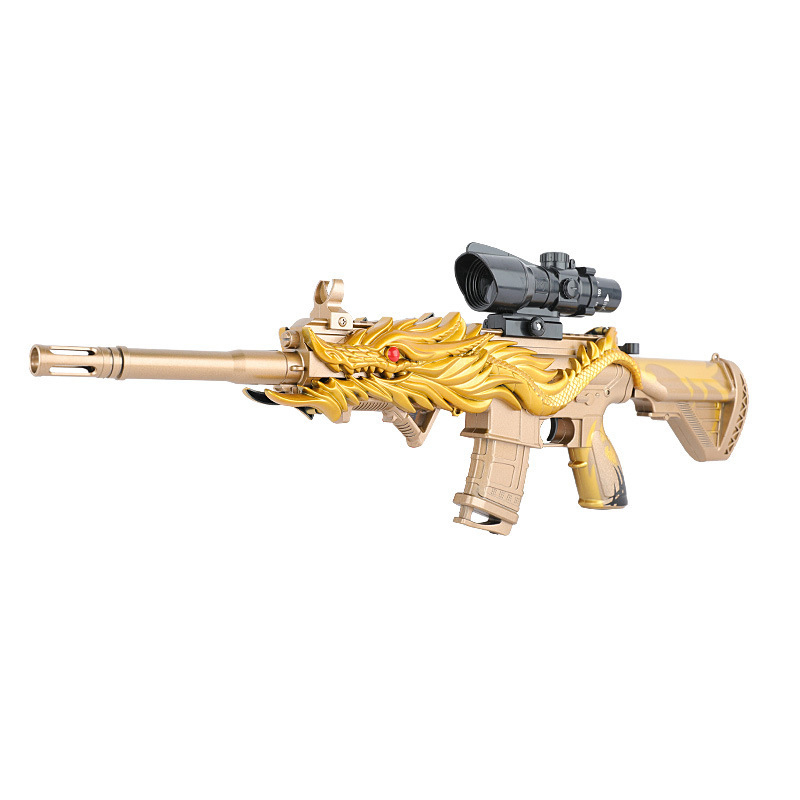 M416 Toy Guns With Bullet Shooting Manual Outdoor Play Toys For Children Dragon Sniper Rifle Blaster
