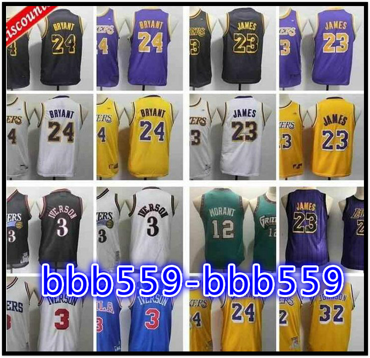 Quality Jersey Youth Kids Mens Retro Basketball 3 Allen Boys Iverson Jerseys Cheap Adult 12 Ja Children Morant Breathable S-2XL, Black;red
Quality Jersey Youth Kids Mens Retro Basketball 3 Allen Boys Iverson Jerseys Cheap Adult 12 Ja Children Morant Breathable S-2XL, Black;red