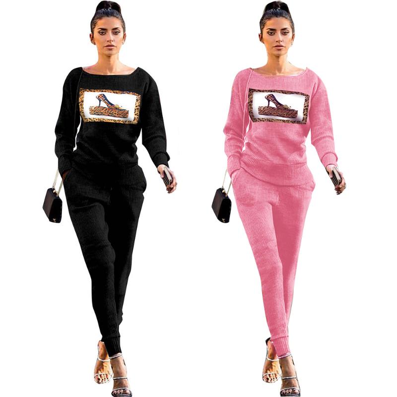 Women's Two Piece Pants CHAXIAOHEI European And American Dunhuang Round Neck Pit Strip Leisure Knitting Set, White
Women's Two Piece Pants CHAXIAOHEI European And American Dunhuang Round Neck Pit Strip Leisure Knitting Set, White