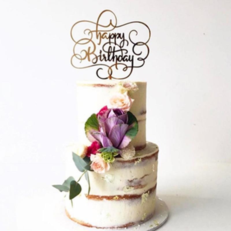 Autres Fêtes Fête Fournitures Fête Acrylique Special Police Joyeux Anniversaire Cake Topper Garçon ou fille Baby Douche Décoration Favors