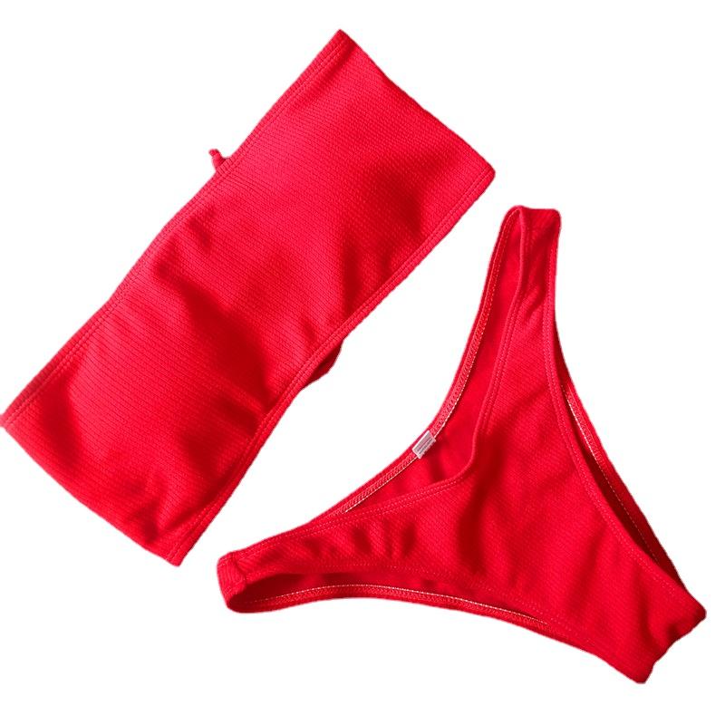One-Piece Suits 2021 Tube Top Outdoor Bikini Swimsuit Ladies Suit Sexy Strapless Female Maillot De Bain Femme
One-Piece Suits 2021 Tube Top Outdoor Bikini Swimsuit Ladies Suit Sexy Strapless Female Maillot De Bain Femme