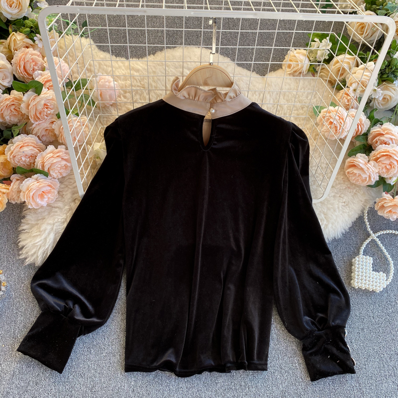 Veet Blouse For Women, Double Breasted Casual Spring Autumn Shirt