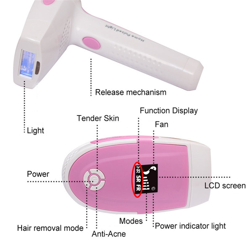 Hot sale in Europe and America high quality laser hair removal removal laser hair at home permanent hair removal for home use