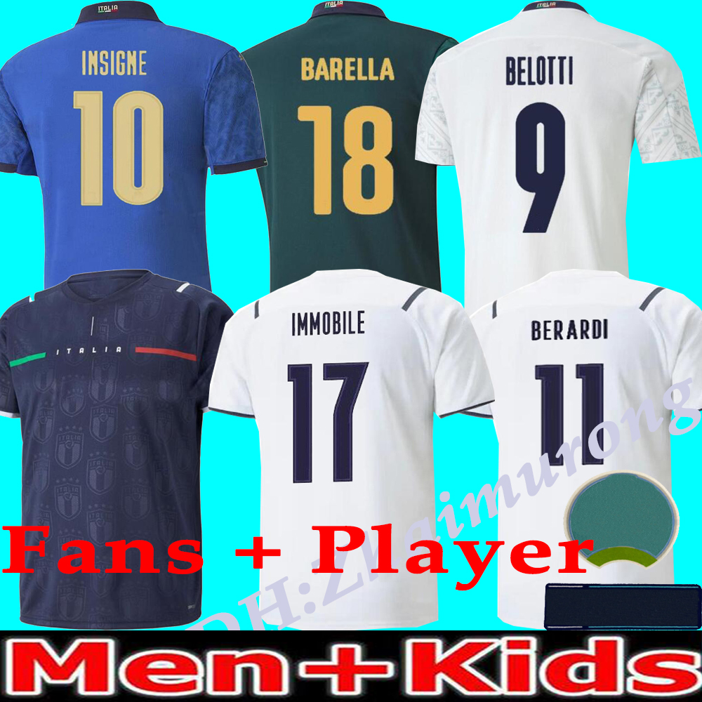 2021 Italy European Cup Men And Kids Home away soccer jerseys national team 20/21 INSIGNE BELOTTI VERRATTI IMMOBILE PIRLO CHIESA football shirt Camisa uniforms
2021 Italy European Cup Men And Kids Home away soccer jerseys national team 20/21 INSIGNE BELOTTI VERRATTI IMMOBILE PIRLO CHIESA football shirt Camisa uniforms