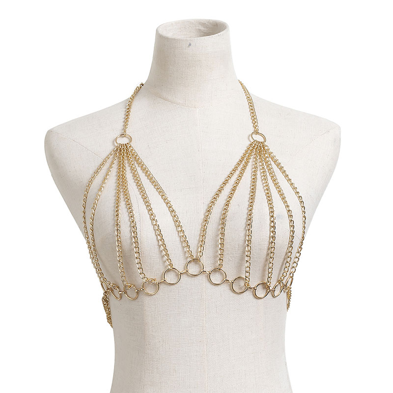 European And American Chest chains panties Sexy Design Retro Geometric Metal Tassel Body Chain Punk Hollow Ring-Chain Bikini Clothing Jewelry Gifts
European And American Chest chains panties Sexy Design Retro Geometric Metal Tassel Body Chain Punk Hollow Ring-Chain Bikini Clothing Jewelry Gifts