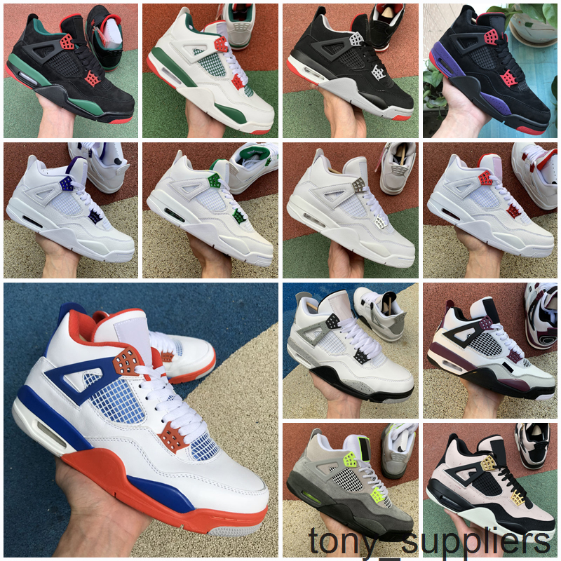 New Arrival Top Quality White X Sail Bred Men Jumpman 4 4s Basketball Shoes Union Nior Paris sneakers Metallic Purple Mens Trainers Sports, As photo 3
New Arrival Top Quality White X Sail Bred Men Jumpman 4 4s Basketball Shoes Union Nior Paris sneakers Metallic Purple Mens Trainers Sports, As photo 3