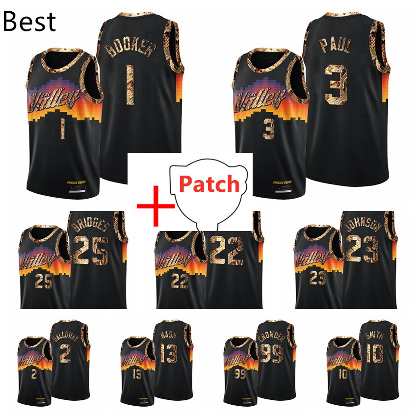 The Finals Basketball Devin Booker 1 PhoenixSunsJersey Chris Paul 3 Deandre Ayton 22 Mikal Bridges 25 Cameron Johnson 23 Jae Crowder 99 Payne New Uniform
The Finals Basketball Devin Booker 1 PhoenixSunsJersey Chris Paul 3 Deandre Ayton 22 Mikal Bridges 25 Cameron Johnson 23 Jae Crowder 99 Payne New Uniform