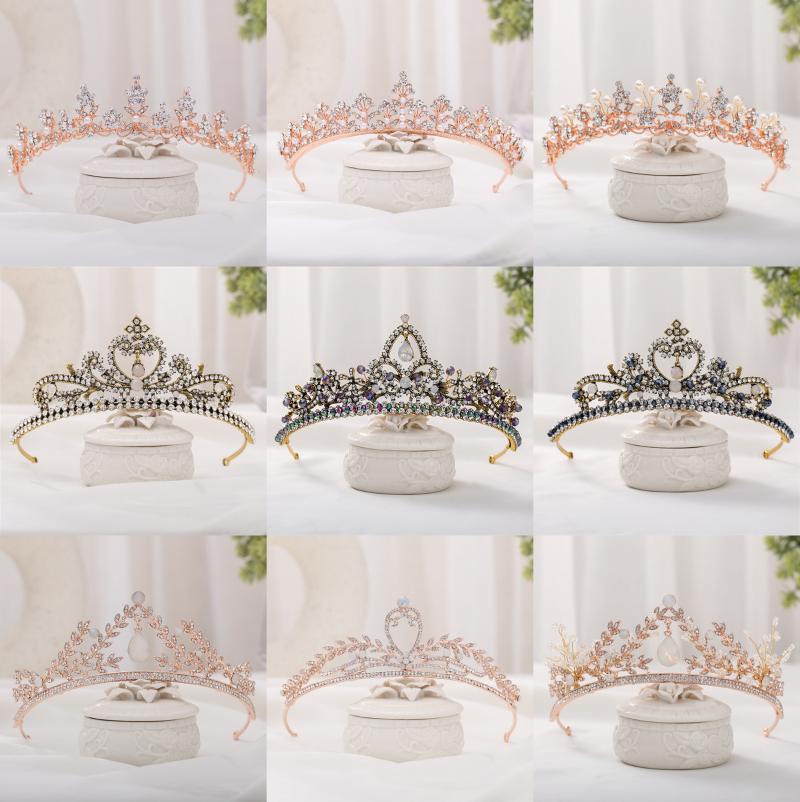 Hair Clips & Barrettes Trendy Crystal Princess Crown Handmade Wedding Tiara Bridal Diadem Party Tiaras Accessories Jewelry, Golden;silver
Hair Clips & Barrettes Trendy Crystal Princess Crown Handmade Wedding Tiara Bridal Diadem Party Tiaras Accessories Jewelry, Golden;silver