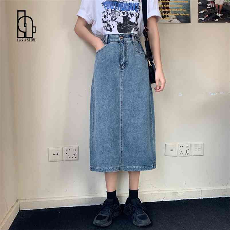 Luck A Fashion Retro Long Summer Denim Skirts Girls High Waist Button Pockets Split Jeans Straight Maxi Denim Skirts 210721, 056qdark gray
Luck A Fashion Retro Long Summer Denim Skirts Girls High Waist Button Pockets Split Jeans Straight Maxi Denim Skirts 210721, 056qdark gray