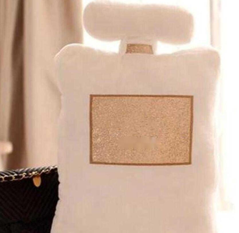 Classic style cushion 50x30cm perfume bottle shape cushion black white pillow fashion pillow