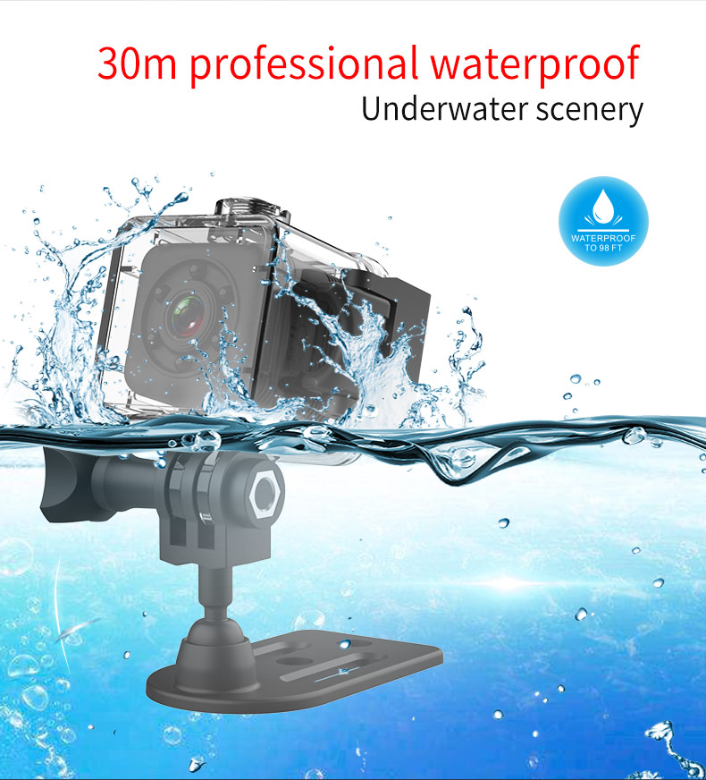 SQ29 IP Mini Camera 1080P HD WIFI Night Vision Small Sensor Cam Sports DV Camcorder Micro DVR Motion with Waterproof Shell