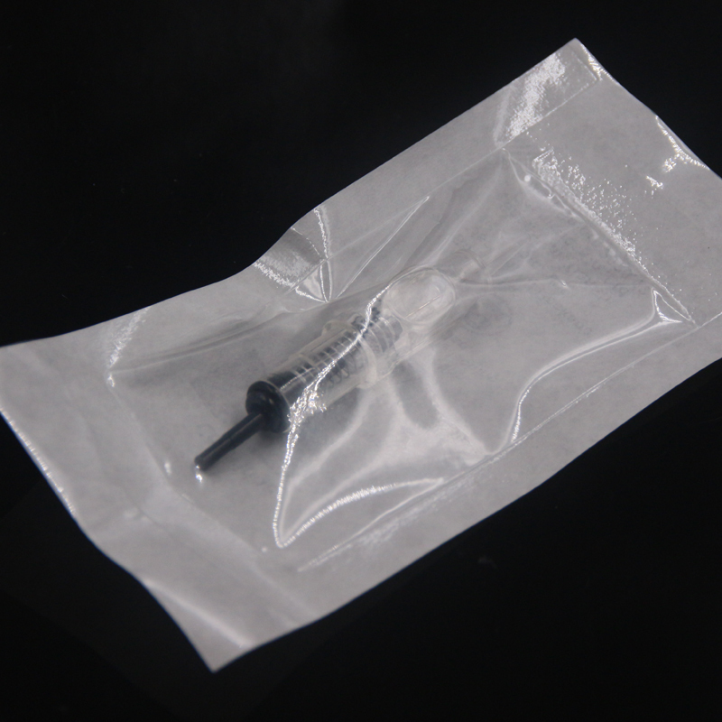 Tattoo Needle 100pcs/lot 1RL Disposable Sterilized Permanent Makeup Cartridge Needles Tips For Eyebrow Lip Agulha Easy Click 220224