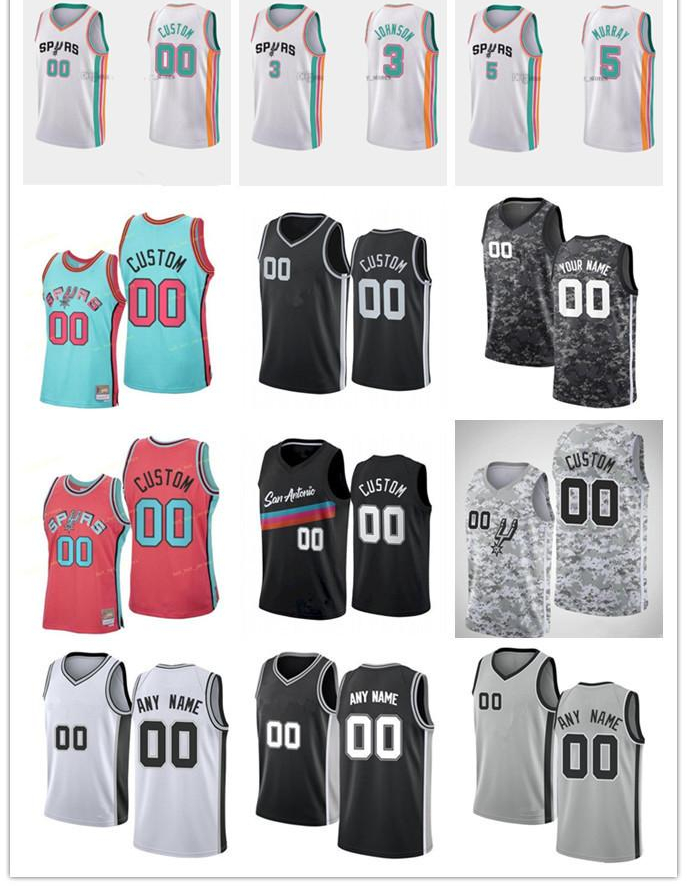 Custom Men Women Youth 75th San Antonio's Spurs's Keldon 3 Johnson Dejounte 5 Murray Derrick 4 White Doug 17 McDermott Basketball Jerseys gfg
Custom Men Women Youth 75th San Antonio's Spurs's Keldon 3 Johnson Dejounte 5 Murray Derrick 4 White Doug 17 McDermott Basketball Jerseys gfg