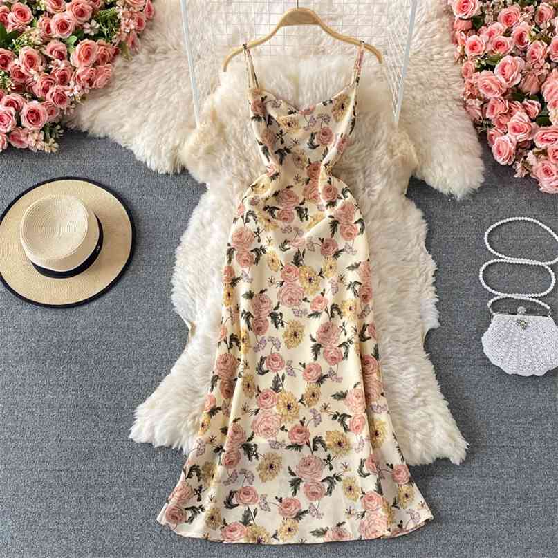 Summer Women's Dress Sexy Spaghetti Strap Floral Print Long Elegant Ladies Pile Collar Backless Party Beach Maxi es 210603, Apricot
Summer Women's Dress Sexy Spaghetti Strap Floral Print Long Elegant Ladies Pile Collar Backless Party Beach Maxi es 210603, Apricot