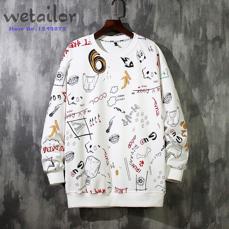 New Sping Male Sweatshirts Harajuku Labyrinth Printed Man of Large Dimensions 2021 Casual Korean Pullovers Loose and Size G96p, Black
New Sping Male Sweatshirts Harajuku Labyrinth Printed Man of Large Dimensions 2021 Casual Korean Pullovers Loose and Size G96p, Black
