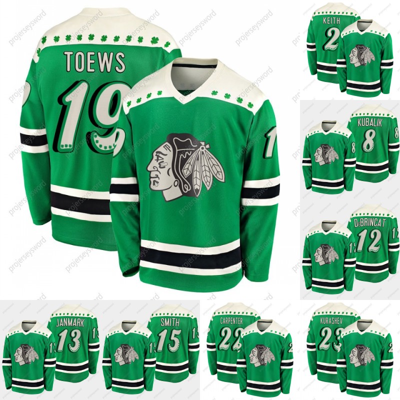 Chicago Blackhawks Jonathan Toews 2021 St. Patrick's Day Jersey Duncan Keith Alex DeBrincat Zack Smith Ryan Carpenter Adam Boqvist Subban, Black;red
Chicago Blackhawks Jonathan Toews 2021 St. Patrick's Day Jersey Duncan Keith Alex DeBrincat Zack Smith Ryan Carpenter Adam Boqvist Subban, Black;red