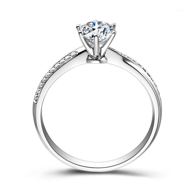 Cluster Rings 14K Au585 White Gold Ring Women Wedding Anniversary Engagement Party CROWN 6 Claw Round Moissanite Diamond Elegant Trendy1
Cluster Rings 14K Au585 White Gold Ring Women Wedding Anniversary Engagement Party CROWN 6 Claw Round Moissanite Diamond Elegant Trendy1