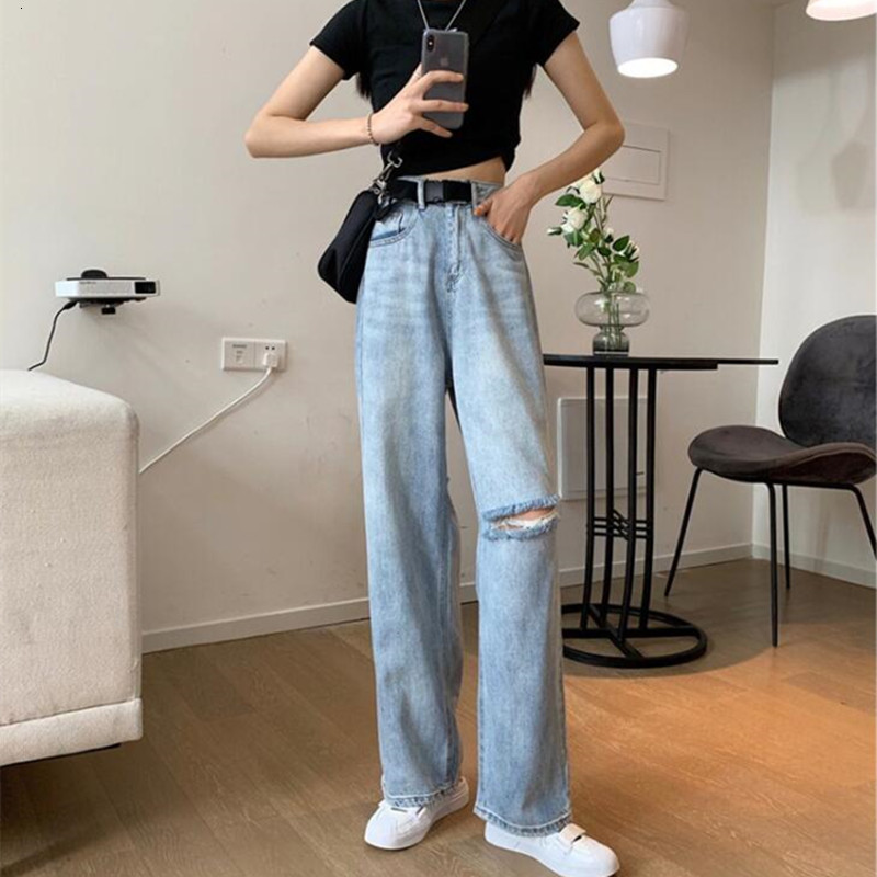women's jeans torn women's jeans, high-waisted clothes, broad leg, urban vintage, straight harajuku pants, fashion ll2r, Blue
women's jeans torn women's jeans, high-waisted clothes, broad leg, urban vintage, straight harajuku pants, fashion ll2r, Blue