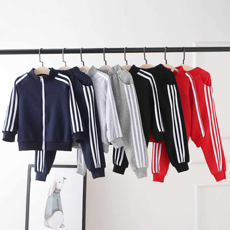 Kids Leisure Sport Suit Spring Boys Girls Cotton Zipper Jacket Pants 2Pcs/Sets Baby Casual Tracksuit Children Clothes 10 Years P0831, Navy blue
Kids Leisure Sport Suit Spring Boys Girls Cotton Zipper Jacket Pants 2Pcs/Sets Baby Casual Tracksuit Children Clothes 10 Years P0831, Navy blue