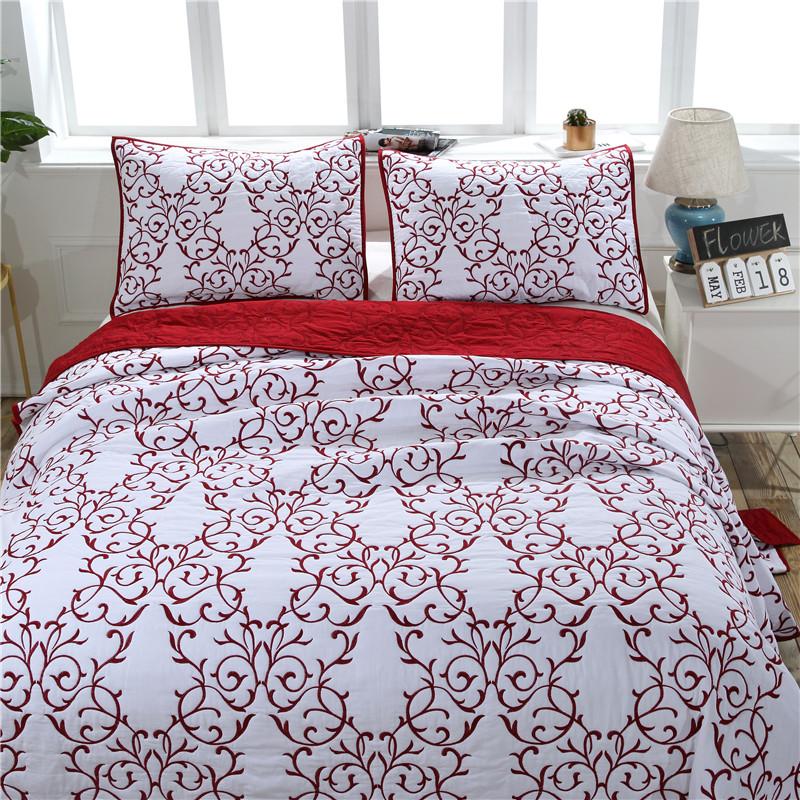 Bedding Sets 100%cotton American Style Pastoral Embroidery Patchwork Quilt Full Queen King Size 3pcs Throw/bed Cover/bedspread H
Bedding Sets 100%cotton American Style Pastoral Embroidery Patchwork Quilt Full Queen King Size 3pcs Throw/bed Cover/bedspread H