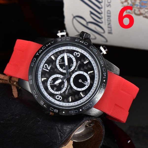 2021 high quality luxury mens watches Six-needle working series With calendar function Quartz watch Top Brand Wristwatches Round Rubber belt Fashion Gift
2021 high quality luxury mens watches Six-needle working series With calendar function Quartz watch Top Brand Wristwatches Round Rubber belt Fashion Gift