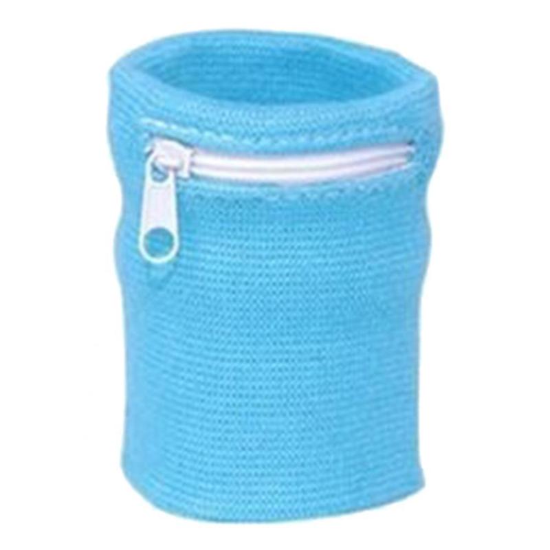 Wrist Support 1Pc Wallet Pouch Wrap Bandage Zipper Running Sports Wristband, Sky blue
Wrist Support 1Pc Wallet Pouch Wrap Bandage Zipper Running Sports Wristband, Sky blue