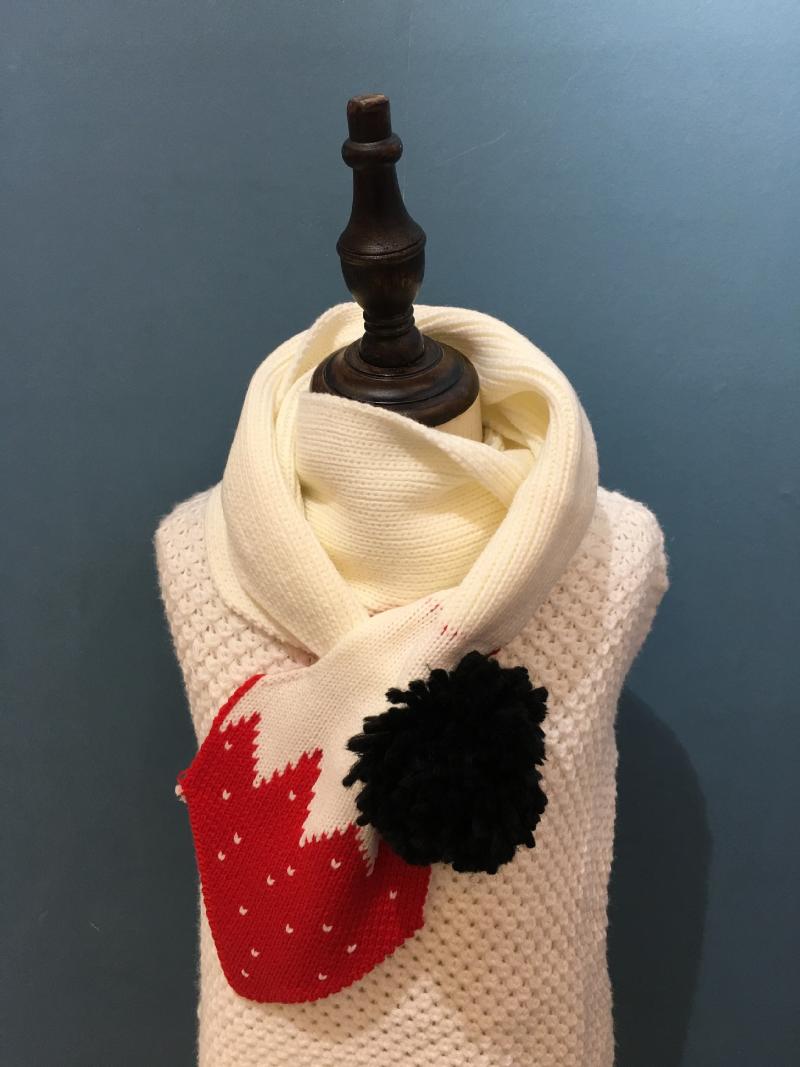 Scarves & Wraps Est Strawberry Cartoon Lovely Acrylic Knitted Kids Scarf Girls Thicken Warm Outdoor Casual Ring High Quality Winter, Red
Scarves & Wraps Est Strawberry Cartoon Lovely Acrylic Knitted Kids Scarf Girls Thicken Warm Outdoor Casual Ring High Quality Winter, Red