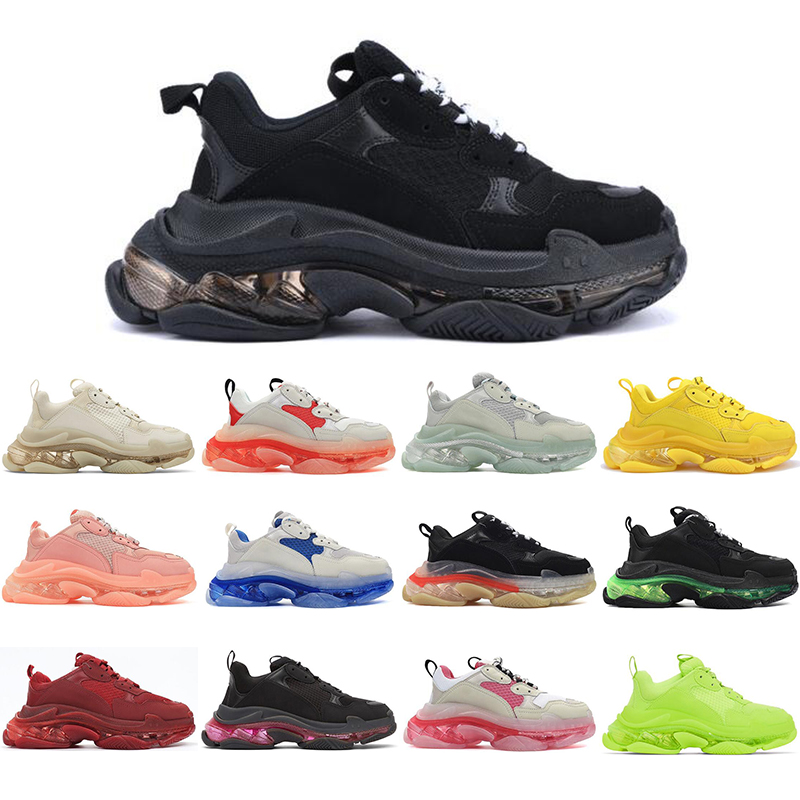 top quality Triple s clear sole shoe men woman Paris platform casual running shoes black white Pink Neon women mens trainers Sport Sneakers
top quality Triple s clear sole shoe men woman Paris platform casual running shoes black white Pink Neon women mens trainers Sport Sneakers