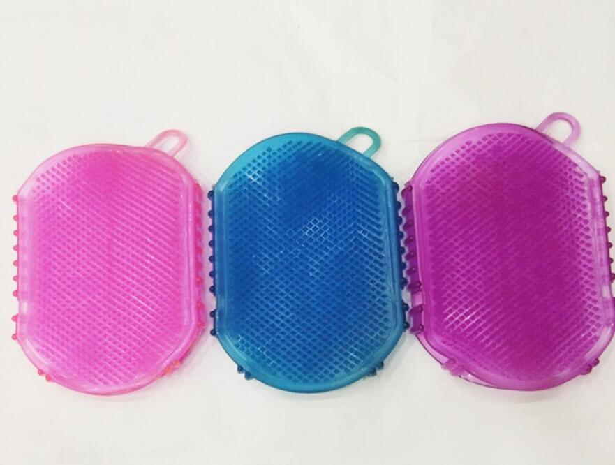 Bath Gloves Exfoliation Shower Bath Brush For Body Cleaning Silicone Exfoliating Brush Scrubber Bath Scrub Glove #202120