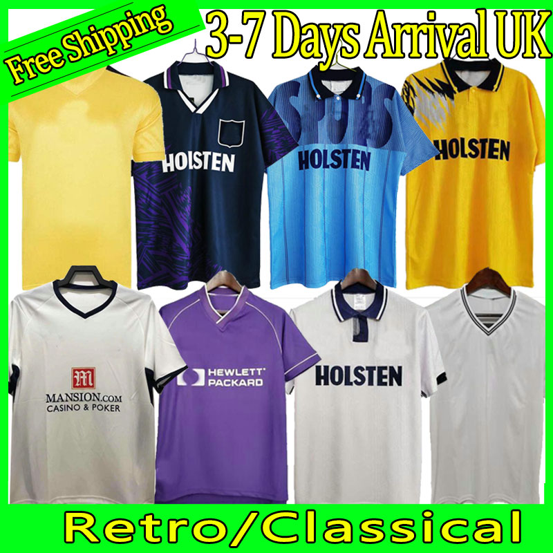 1982 1990 1991 1992 1994 1998 1999 Retro BALE soccer jersey spurs Klinsmann GASCOIGNE TOM ANDERTON SHERINGHAM 91 92 94 95 classic Vintage SHIRT uniforms, 92 94 third
1982 1990 1991 1992 1994 1998 1999 Retro BALE soccer jersey spurs Klinsmann GASCOIGNE TOM ANDERTON SHERINGHAM 91 92 94 95 classic Vintage SHIRT uniforms, 92 94 third