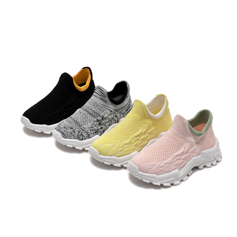 Kids Sneakers for girls 5 to 13 years old Casual Shoes Slip-on Breathable boy Socks Shoe