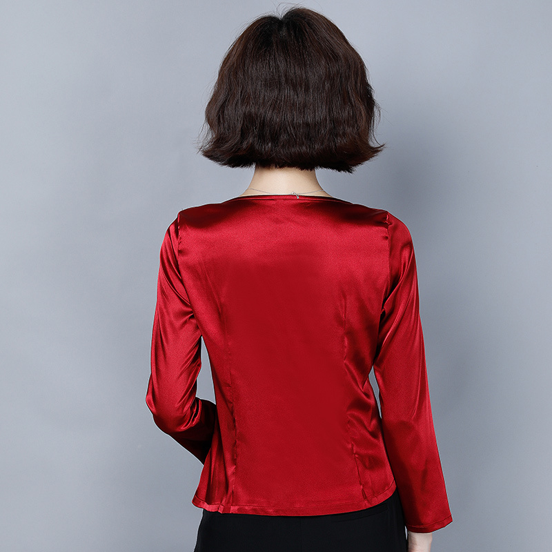 Korean Fashion Silk Women Blouses Satin Autumn White Women Shirts Plus Size XXXL Womens Tops and Blusas Femininas Elegante 210225