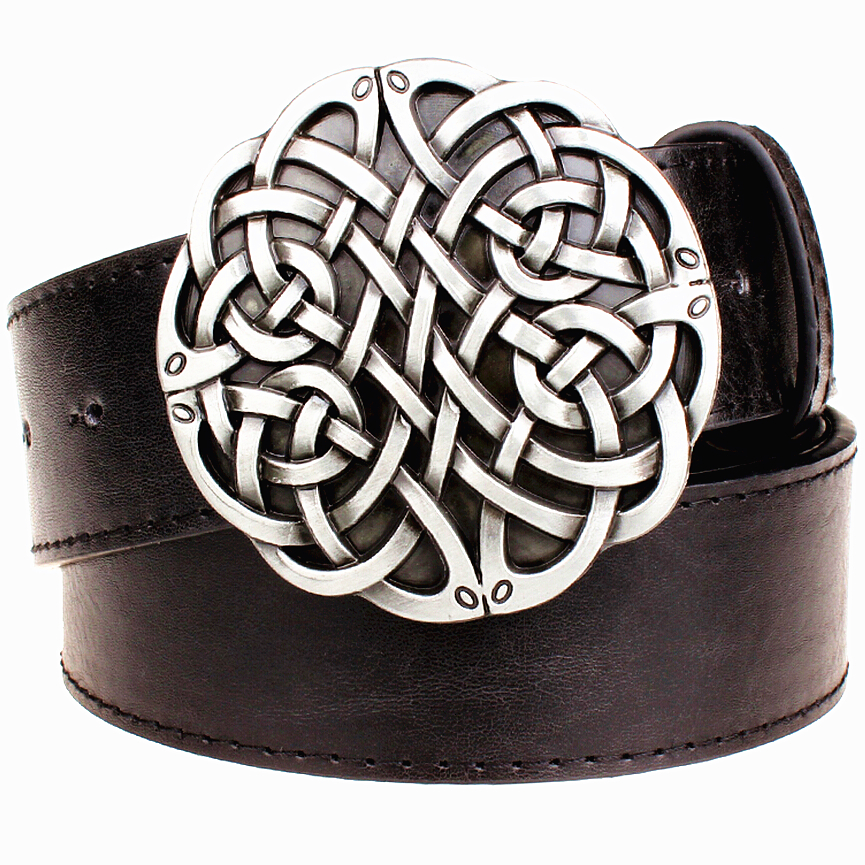 2021 New Fashion Leather Celtic Knot Series Metal Buckle Geometric Weave Pattern Men Simple Casual Belts Trend Women Belt Gxs0, Black
2021 New Fashion Leather Celtic Knot Series Metal Buckle Geometric Weave Pattern Men Simple Casual Belts Trend Women Belt Gxs0, Black