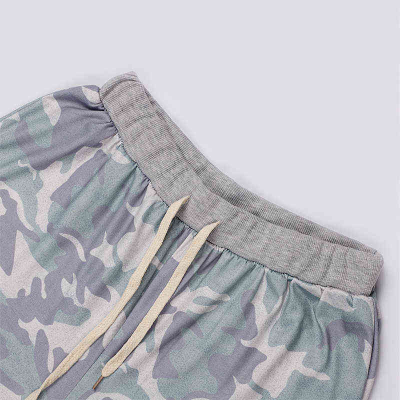 Women Camouflage Joggers Pants Ankle Camo Cargo Jogging Trousers Female Autumn Streetwear Lace Up Ladies Sweatpants 211124