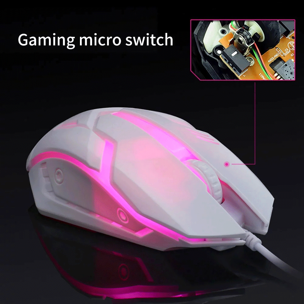 Ergonomic Wired Gaming Mice Button LED 2000 DPI USB Computer Gamer Mouse S1 Silent Inputs With Backlight For PC Laptop
Ergonomic Wired Gaming Mice Button LED 2000 DPI USB Computer Gamer Mouse S1 Silent Inputs With Backlight For PC Laptop