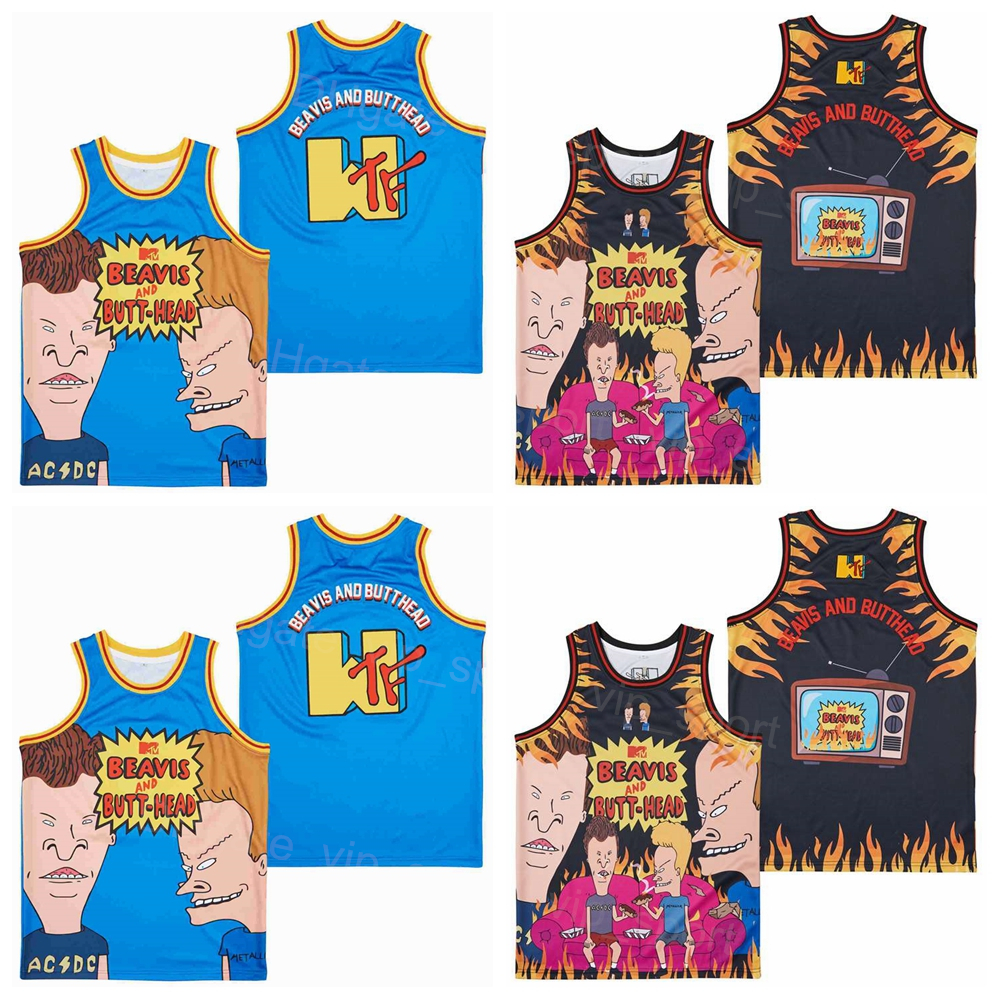 Movie Film The House Down Beavis and Butt-Head Basketball Jersey Do America 1996 Retro HipHop Black Blue Color All Stitched Hip Hop Pure Cotton For Sport Fans Uniform
Movie Film The House Down Beavis and Butt-Head Basketball Jersey Do America 1996 Retro HipHop Black Blue Color All Stitched Hip Hop Pure Cotton For Sport Fans Uniform