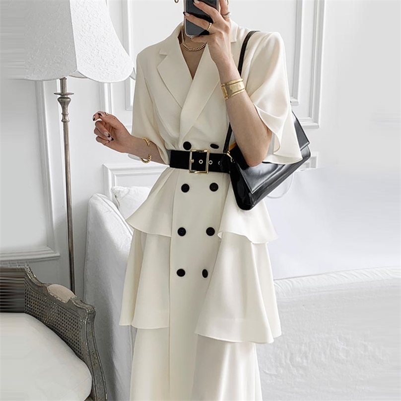 Elegant Dresses for Women Summer Single-breasted High Waist Vestido Female Ruffles French Party Woman Clothing 210603, Dark grey
Elegant Dresses for Women Summer Single-breasted High Waist Vestido Female Ruffles French Party Woman Clothing 210603, Dark grey