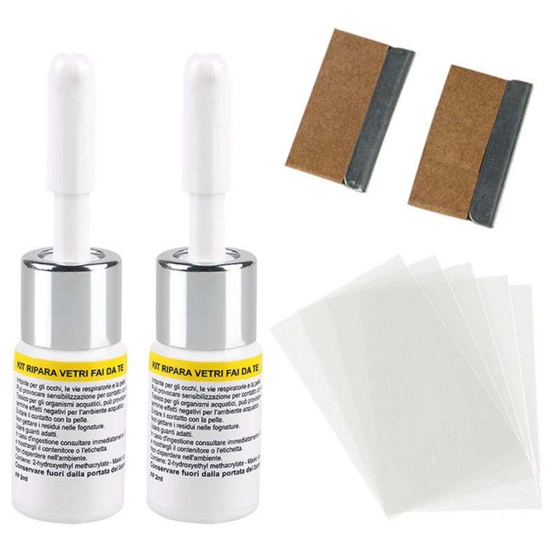 Windshield Crack Repair Kit, 2025 Upgrade Glass Repair Liquid for Cracks, Premium WindshieldRepair Tools for Chips and Cracks, Quick Fix Windshield & 