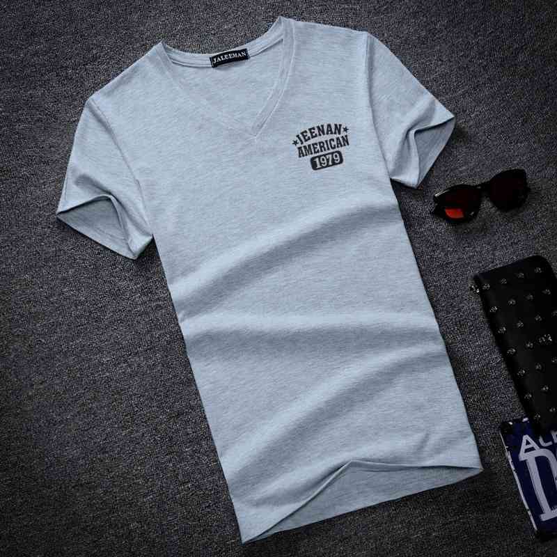 summer Letter Printed Men's T Shirt Fashion V Neck Short Sleeve Mens Clothing Casual Slim Fit op ees Plus Size 5Xl 210629