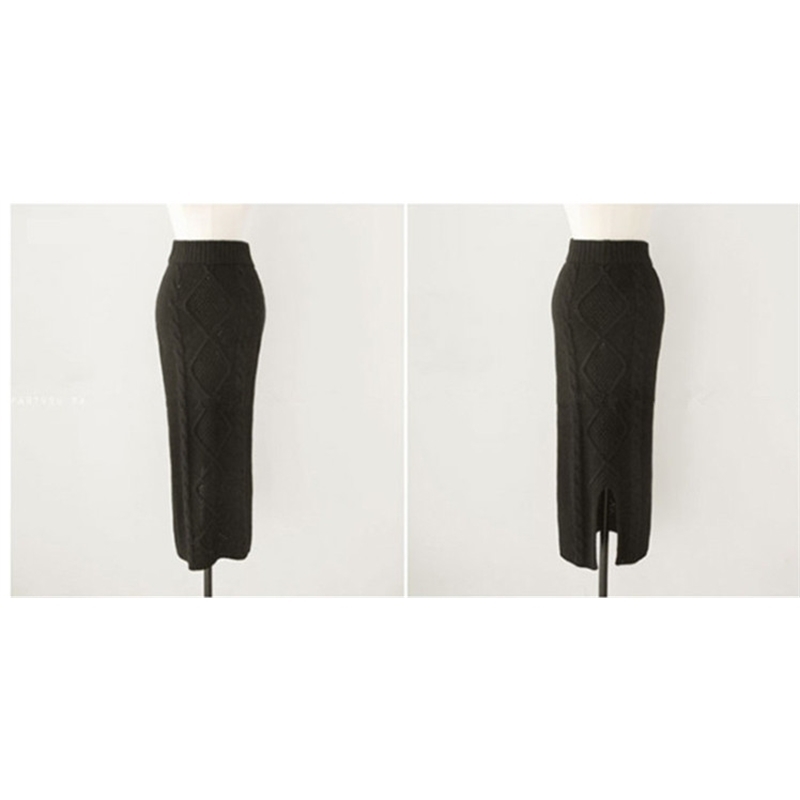High Quality Autumn Winter Women Knitted 2 Piece Set Batwing Sleeve Loose Tops+Slim Bodycon Skirt Female Sweater Suits 201102