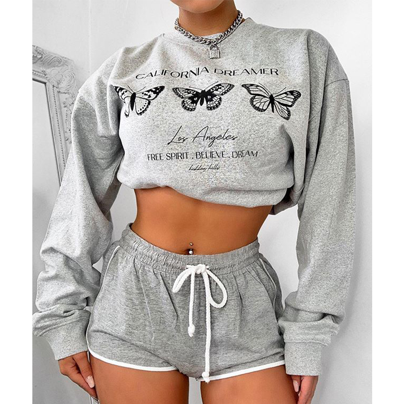 2021 Letter Gray Print Butterfly Sweatpants Woman' Ensemble Long Sleeve Pullovers New Autumn Fashion More Size Iy81
2021 Letter Gray Print Butterfly Sweatpants Woman' Ensemble Long Sleeve Pullovers New Autumn Fashion More Size Iy81