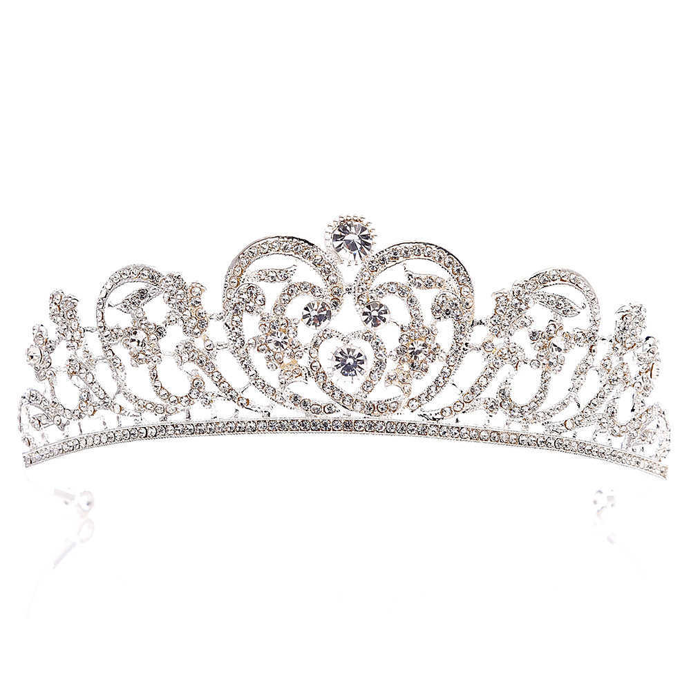 Princess Diana Crown New European Bride Wedding Accessories Grade AAA Zircon Crystal Rhinestones Bridal Crown Tiara Headdress H0827