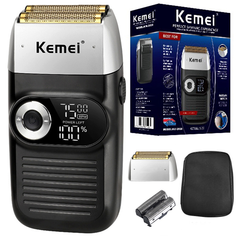 Original kemei powerful barber pro electric shaver for men hair beard electric razor balds head shaving machine finishing fades
Original kemei powerful barber pro electric shaver for men hair beard electric razor balds head shaving machine finishing fades