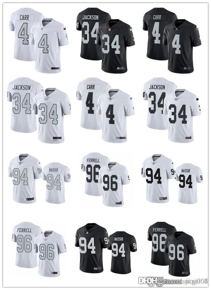 Men Women YouthLas VegasRaiders4 Derek Carr 34 Bo Jackson 96 Clelin Ferrell 94 Carl Nassib custom Black Football Jerseys, Colour
Men Women YouthLas VegasRaiders4 Derek Carr 34 Bo Jackson 96 Clelin Ferrell 94 Carl Nassib custom Black Football Jerseys, Colour
